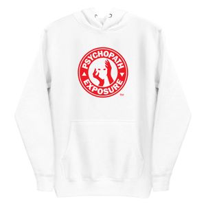 Signature Psychopath Exposure Logo - Hoodie [Red &amp; White]
