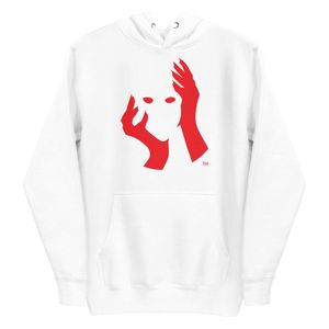 Behind the Mask Psychopath Exposure Logo - Hoodie [Red &amp; White]