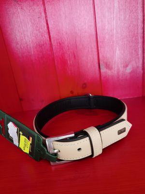 Neu Hunter Halsband 42 - 50 cm Nubukleder Nappaleder 