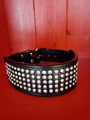 Kunstleder Halsband 37 - 46 cm