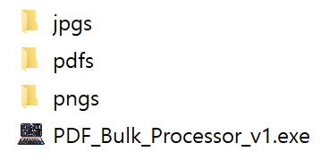 PDF Bulk Processor Folder Creation