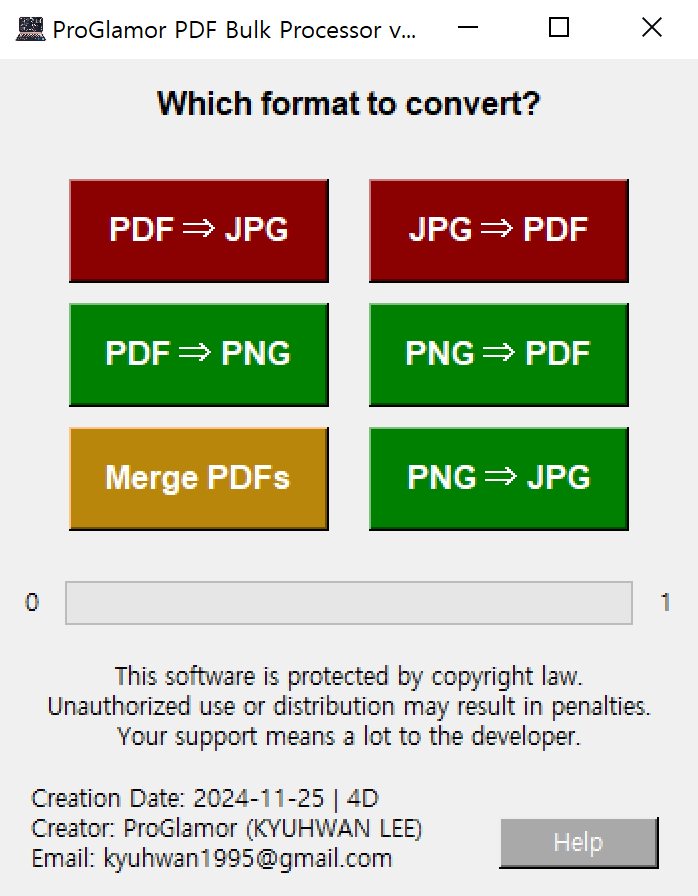 PDF Bulk Processor Home