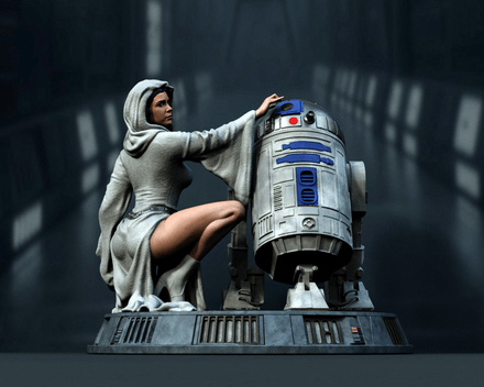Princess Leia – 3D Printable Model