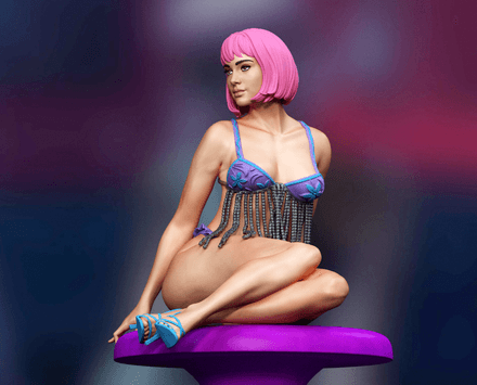 Closer — Natalie Portman Inspired STL Model