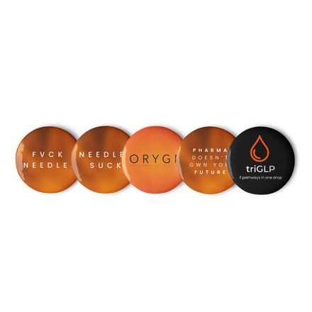 Set of ORYGN pin buttons
