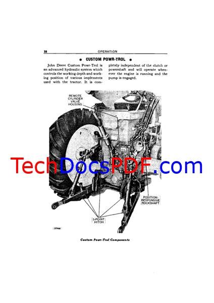 John Deere 730 Tractors Operators Manual (OMR20700)