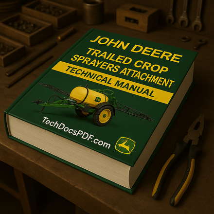 John Deere 824, 832 and 840 Trailed Crop Sprayers Diagnosis and Tests Manual (TM403419)