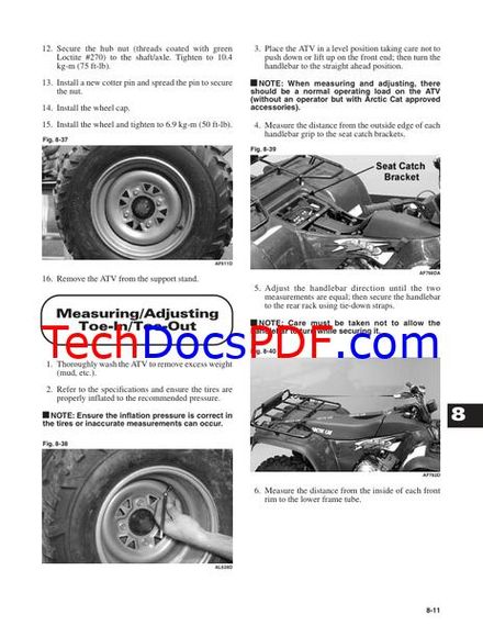 2001 Arctic Cat ATV Models Service Manual