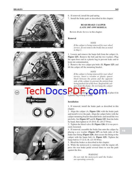 HARLEY DAVIDSON XL / XLH SPORTSTER 1986-2003 MOTORCYCLE SERVICE MANUAL
