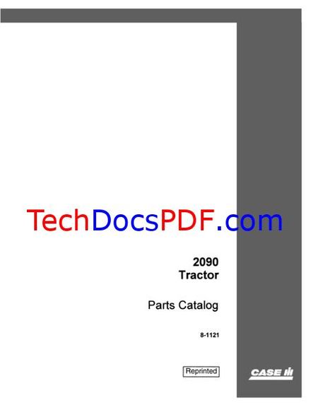 CASE IH 2090 Tractor Parts Catalog Manual - Easy to Use