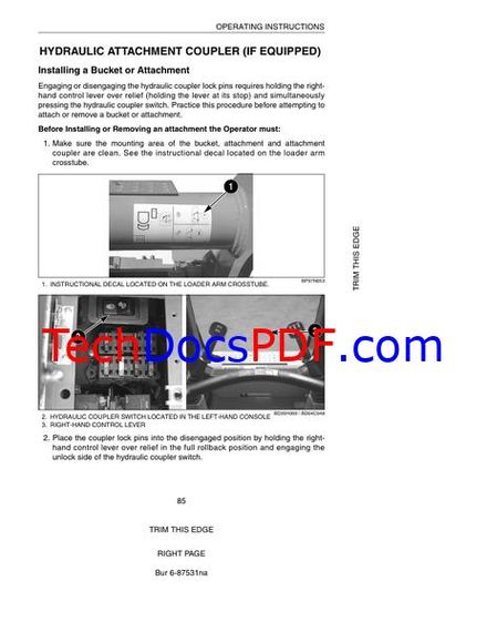 CASE 435 445 445CT Skid Steer / Compact Track Loader Operators Manual (6-87531)