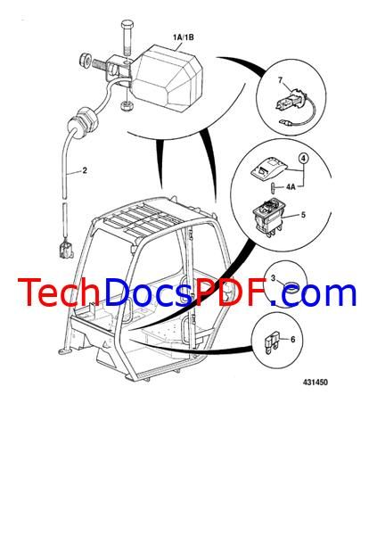 JCB 541-70 Loadall Tier 3 Parts Catalog (9812/7060)