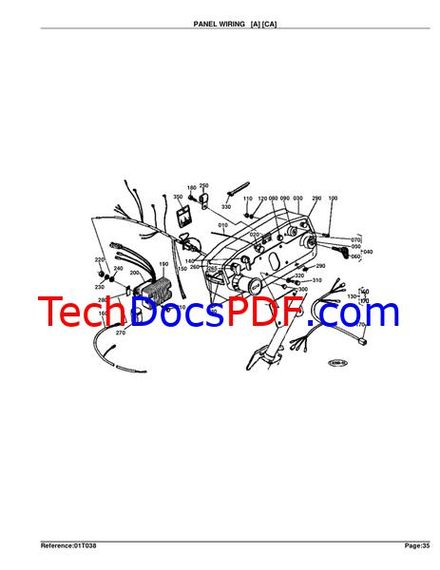 Kubota B4200D Tractor Parts Manual