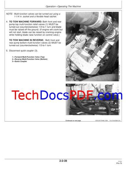 John Deere 700H Crawler Dozer Operators Manual (OMT201705)