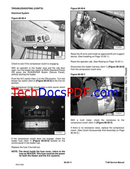 Bobcat T180 Loader Service Manual – Joystick Calibration &amp; Hydrostatic Update (6987042)