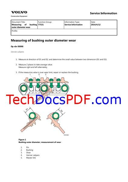 Volvo EC290 LC Excavators Service Manual