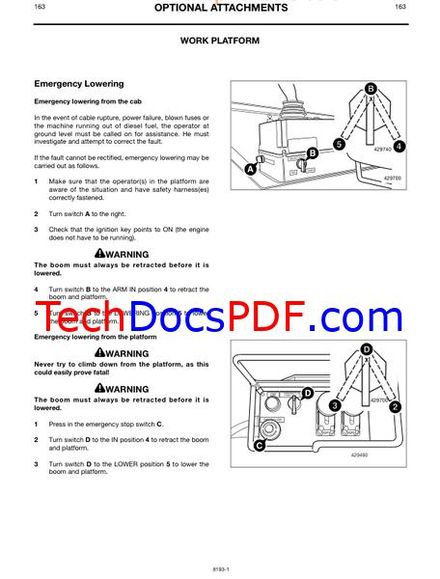 JCB 540-70 Telescopic Handler Tier 3 Operator Manual (8193-1)