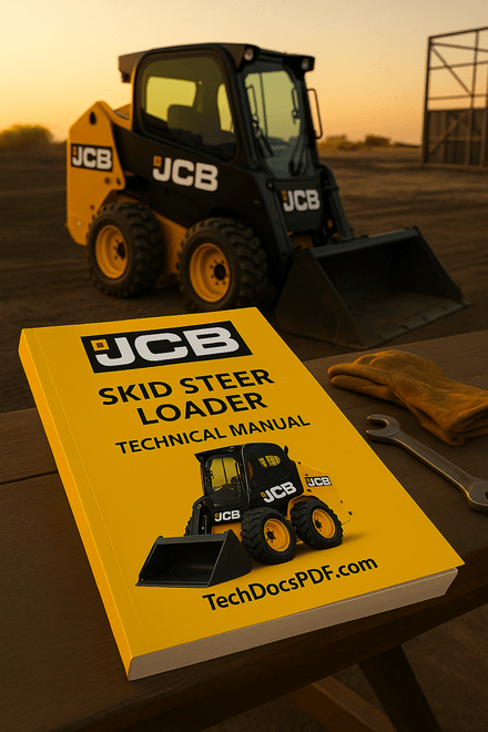 JCB 3TS-8T, 3TS-8W Skid Steer Loader Service Manual (9813/7400)