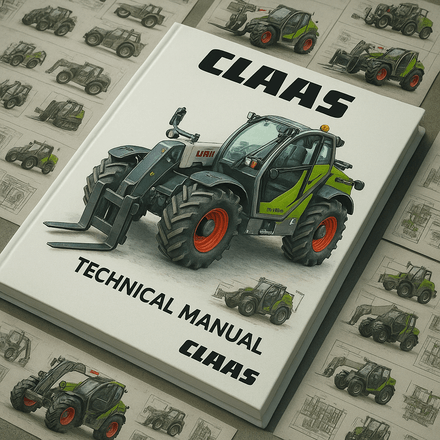 CLAAS SCORPION 6030 7030 7040 7045 9040 TELEHANDLER SERVICE MANUAL