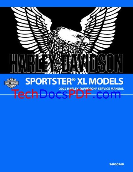 2022 Harley-Davidson Sportster XL Models Service Manual (94000968)