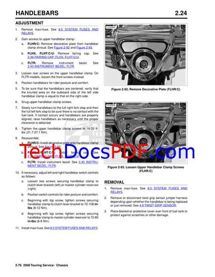 2008 Harley-Davidson Touring Models Service Manual