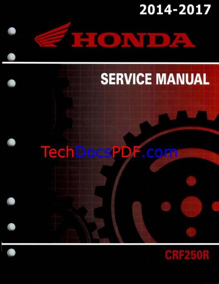 HONDA CRF250R 2014-2017 CRF250 SERVICE MANUAL