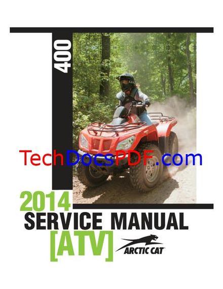 2014 Arctic Cat 400 ATV Service Manual
