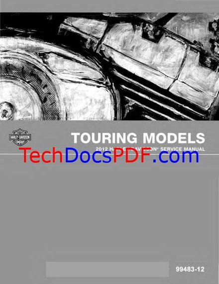 2012 Harley-Davidson Touring Models Service Manual (99483-12)