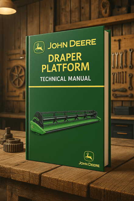 John Deere 640D Advanced Draper Platform Parts Catalog (PC9813)