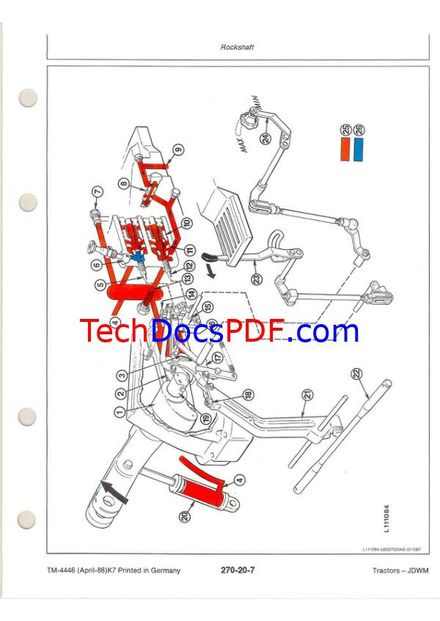John Deere 1350–3650 Tractor Technical Manual TM4446 (Operation &amp; Tests)