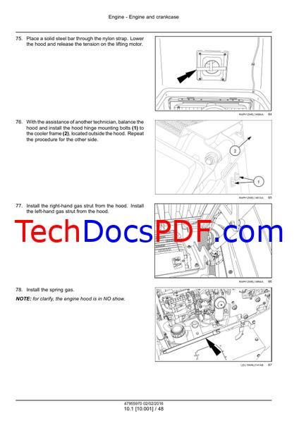 CASE 521F Tier 4 (final) Wheel Loader Service Manual (47955970)