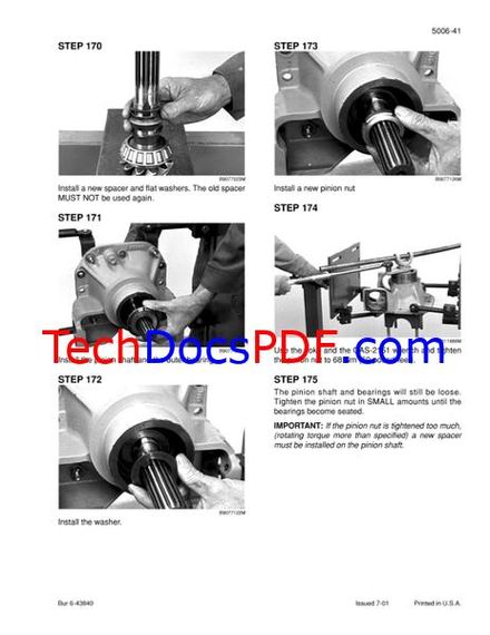 CASE 570MXT Loader Landscaper Service Manual (6-43571)