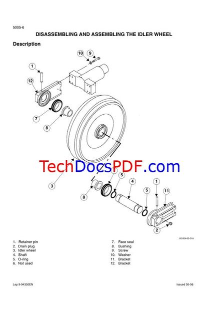 NEW HOLLAND E805 CRAWLER EXCAVATOR TIER 3 SERVICE MANUAL (PN 84366526)