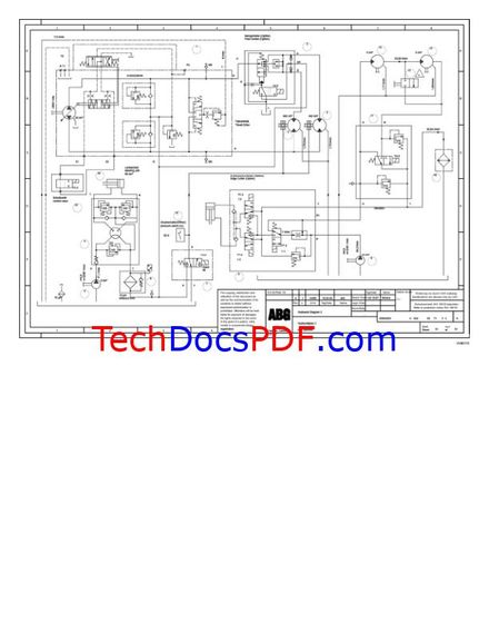 VOLVO DD22 ASPHALT COMPACTOR PID 80810609 WIRING AND HYDRAULIC DIAGRAM