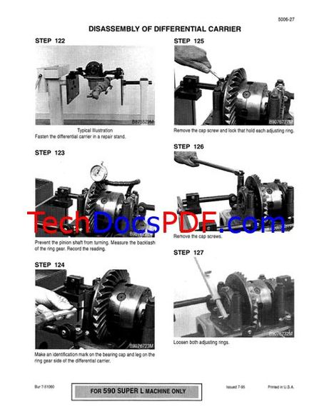 CASE L Series Loader Backhoe Family Service Manual (7-48854)