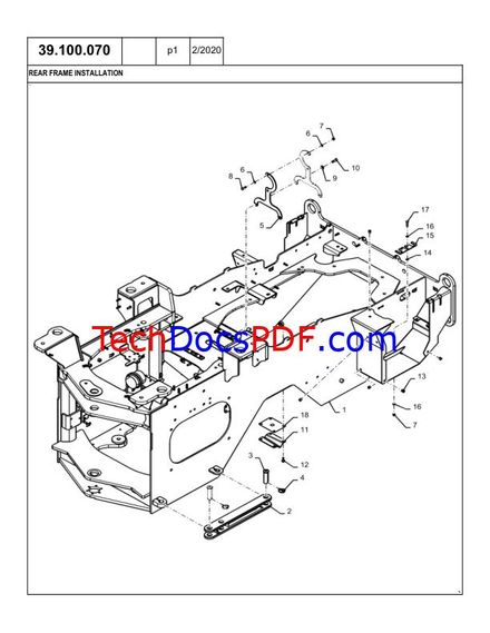 CASE 521G WHEEL LOADER TIER 4B 2020 PARTS CATALOG