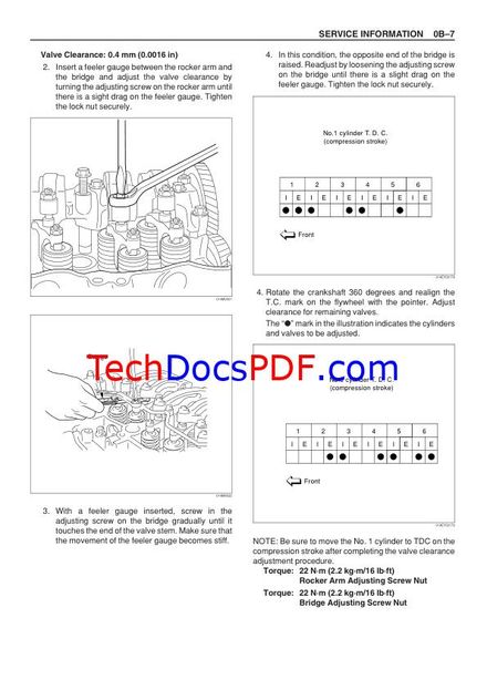 HITACHI 6HK1 TIER 2 ENGINE SERVICE MANUAL