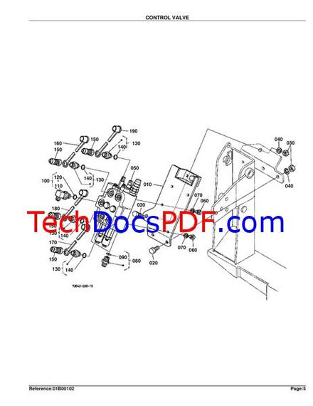 KUBOTA LA402 Loader Attachment Parts Manual