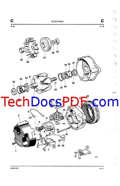 JCB 520 Telescopic Handler Service Manual (9803/3300-14)