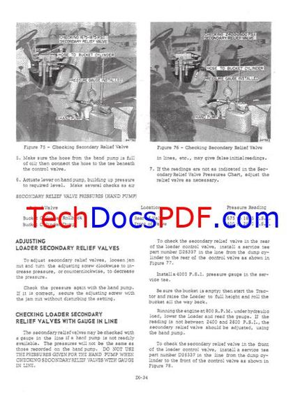 CASE 530 Loader Backhoe Service Manual (9-70011L)