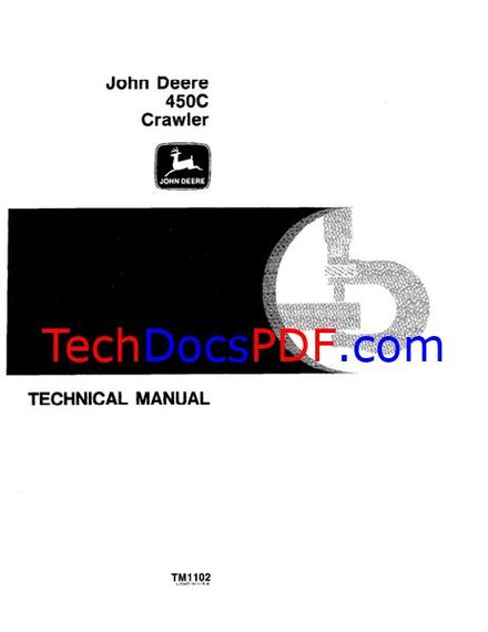 John Deere 450C Crawler Technical Manual (TM1102)