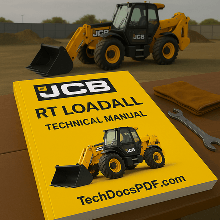 JCB 508-66, 509-45, 510-44, 510-55 Loadall RT Variable Reach Truck Service Manual 9813/9450