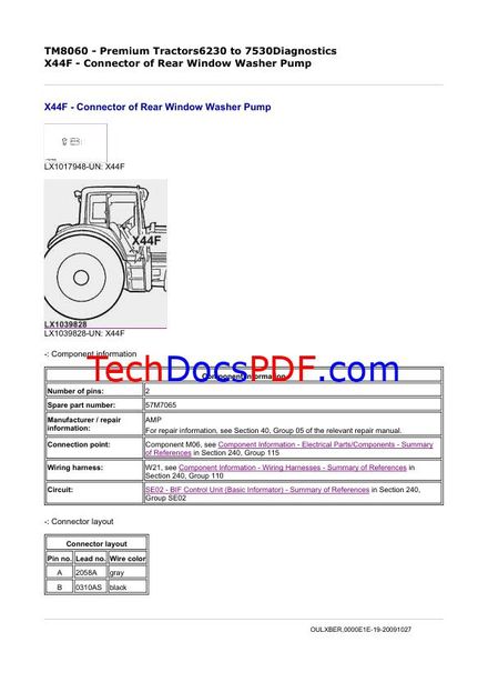 JOHN DEERE 6230-7530 PREMIUM TRACTORS DIAGNOSTICS &amp; TEST SERVICE REPAIR MANUAL (TM8060)