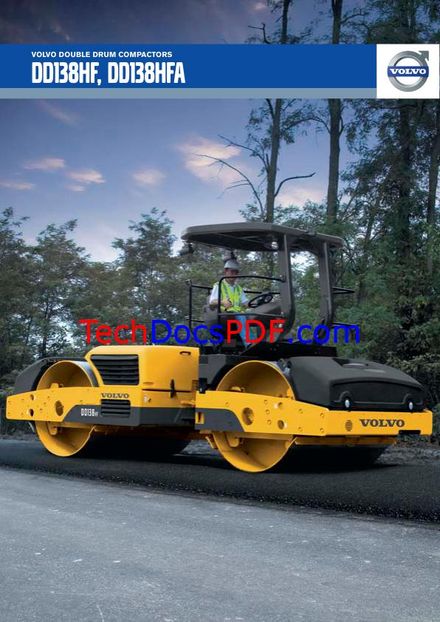 Volvo DD138HF DD138HFA Asphalt Compactor Service Manual - Comprehensive Guide