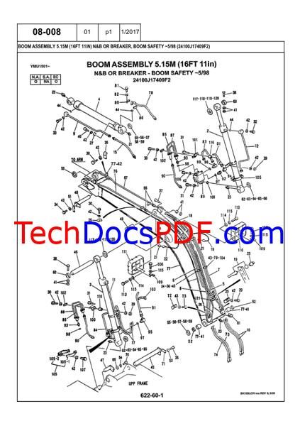KOBELCO SK150LC MARK IV EXCAVATOR PARTS CATALOG MANUAL