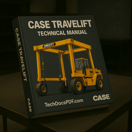 CASE 250 / 500 / 650 / 1000 Series B Travelift Service Manual (Drott Product)