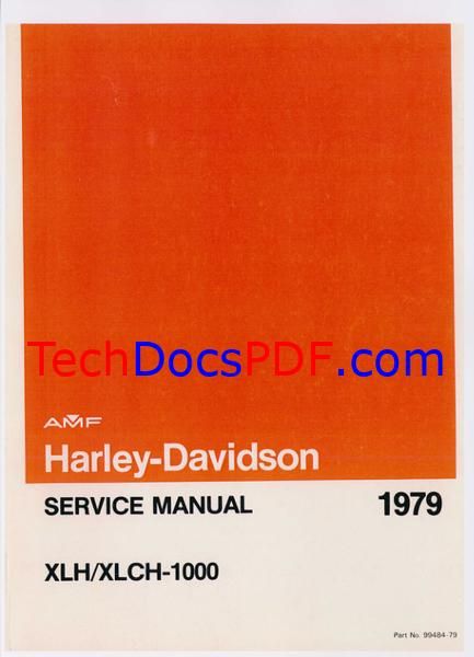 1979 Harley-Davidson XLH/XLCH 1000 Service Manual