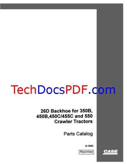 CASE 26D Backhoe Complete Parts Catalog - Detailed and Easy to Use