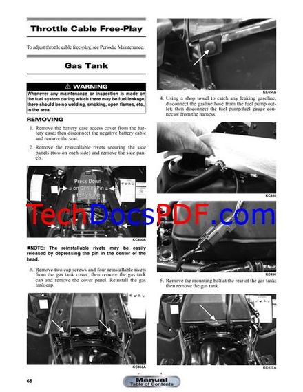 2011 Arctic Cat 450 XC ATV Service Manual