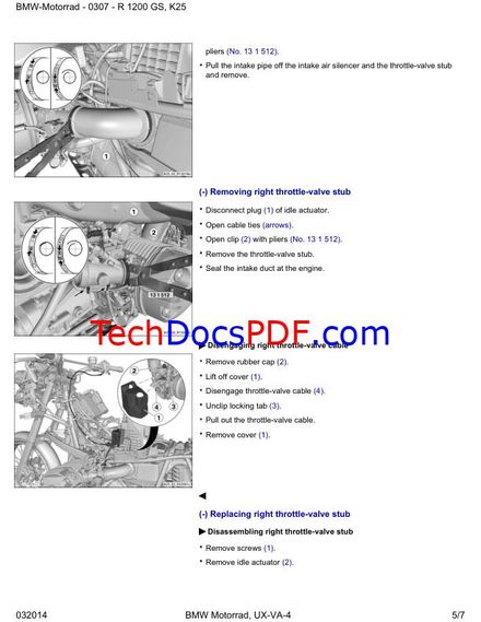 BMW R1200GS, K25 2004-2007 SERVICE MANUAL